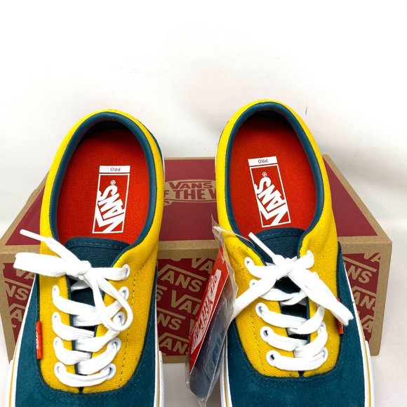 💖MEGA SALE💖VANS Era Pro Prime Atlantic Shoes Women’s Gold Suede VN0A347L0V1 - Picture 4 of 10